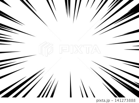 Black and white comic book radial speed lines background with explosive burst effect Black and white comic book radial speed lines background with explosive burst effect 141273888