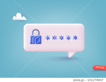 User authorization, login authentication page, sign up concept. 3D Web Vector Illustrations. User authorization, login authentication page, sign up concept. 3D Web Vector Illustrations. 141274047