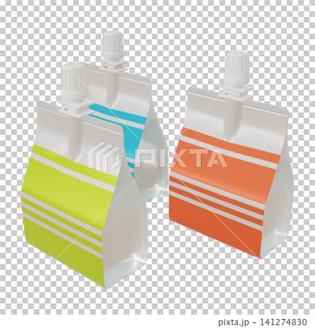 Illustration material for nutritional supplements: Jelly drink (1), set of three colors (1_3) Illustration material for nutritional supplements: Jelly drink (1), set of three colors (1_3) 141274830