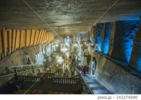 Wieliczka, Ma opolskie, Poland 19.06.2026: The Wieliczka Salt Mine, excavated from the 13th century Wieliczka, Ma opolskie, Poland 19.06.2026: The Wieliczka Salt Mine, excavated from the 13th century 141274890