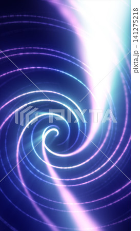 Abstract neon spiral vortex with glowing blue and purple light trails, creating a futuristic energy tunnel background. Abstract neon spiral vortex with glowing blue and purple light trails, creating a futuristic energy tunnel background. 141275218