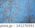 Blue paint surface with many scratches Blue paint surface with many scratches 141276991