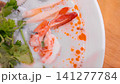 Creamy Thai Coconut Tom Yum Seafood Soup 141277784