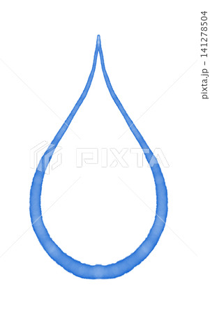 It is a line drawing of a water droplet. It is a line drawing of a water droplet. 141278504