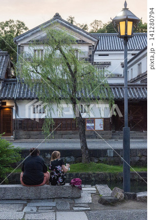「岡山県」(7月)【観光地】倉敷市美観地区の古き良き街並み 「岡山県」(7月)【観光地】倉敷市美観地区の古き良き街並み 141280794