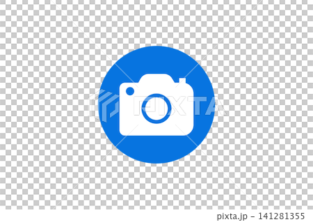 Camera Icon Symbol for Photography App Interface and Photo Sharing Design 141281355