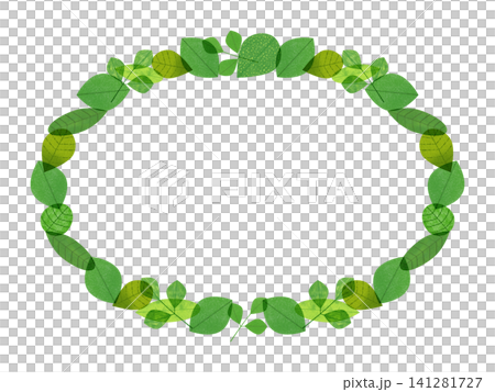 Oval frame with fresh green leaves, botanical decorative frame (transparent PNG) Oval frame with fresh green leaves, botanical decorative frame (transparent PNG) 141281727