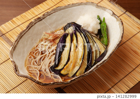 揚げなすの蕎麦 揚げなすの蕎麦 141282999
