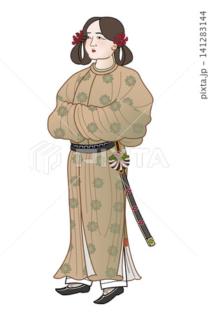 聖徳太子二王子像 殖栗皇子 聖徳太子二王子像 殖栗皇子 141283144