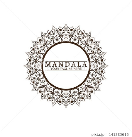 Circle pattern petal Flower Mandala Vector logo template illustration. Colorful template for spiritual retreat or yoga studio,Ornamental business cards,vintage luxury, ornamental decoration Circle pattern petal Flower Mandala Vector logo template illustration. Colorful template for spiritual retreat or yoga studio,Ornamental business cards,vintage luxury, ornamental decoration 141283616