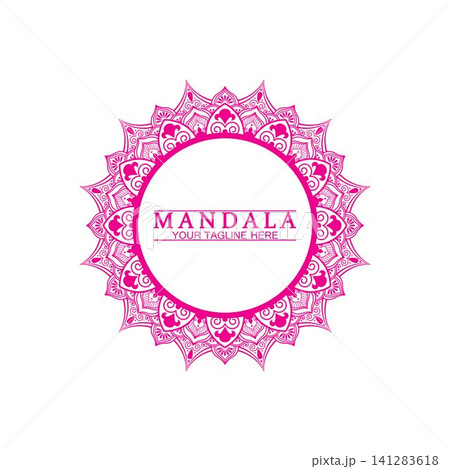 Circle pattern petal Flower Mandala Vector logo template illustration. Colorful template for spiritual retreat or yoga studio,Ornamental business cards,vintage luxury, ornamental decoration Circle pattern petal Flower Mandala Vector logo template illustration. Colorful template for spiritual retreat or yoga studio,Ornamental business cards,vintage luxury, ornamental decoration 141283618