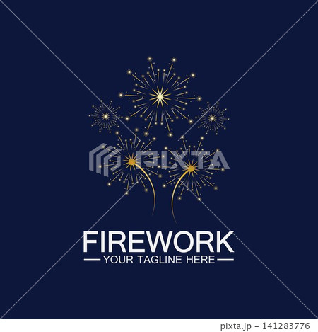 Firework Logo Design vector template 141283776