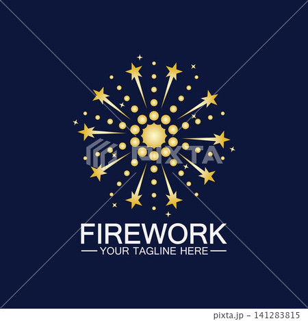 Firework Logo Design vector template Firework Logo Design vector template 141283815