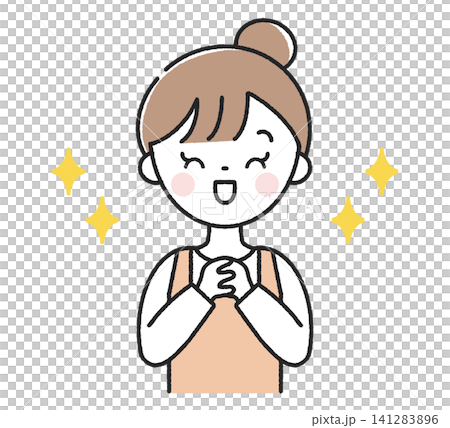 感激する主婦 感激する主婦 141283896