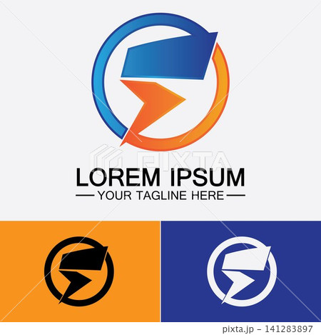 Business corporate letter S logo design vector. Business corporate letter S logo design vector. 141283897
