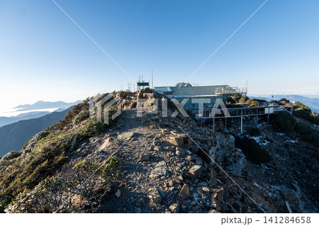 台湾最高峰、玉山登山ルートの風景 台湾最高峰、玉山登山ルートの風景 141284658