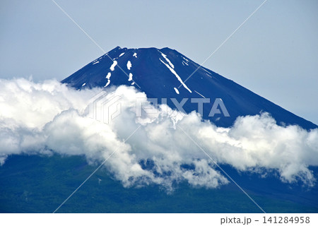 静岡県 三島スカイウオーク 夏姿の富士山 静岡県 三島スカイウオーク 夏姿の富士山 141284958