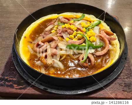 熱々の鉄板あんかけパスタ 熱々の鉄板あんかけパスタ 141286116