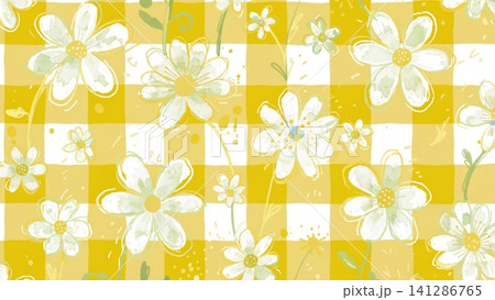 Daisy Gingham Seamless Pattern Color Trends 2026 Daisy Gingham Seamless Pattern Color Trends 2026 141286765