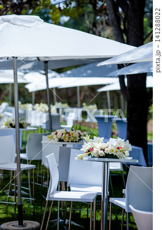 wedding's reception area wedding's reception area 141288022