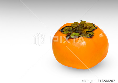 Persimmon isolate in white background Persimmon isolate in white background 141288267