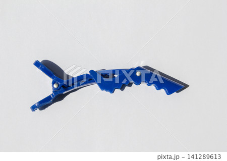 It is a hair clip from a hair salon placed on a white background. It is a hair clip from a hair salon placed on a white background. 141289613