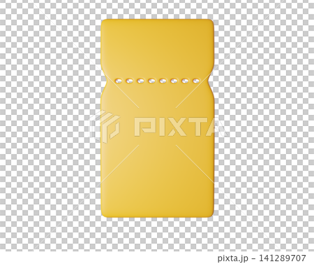 3d yellow empty discount coupon tickets, isolated on background. Template Blank voucher for sale, promotion concept, online shopping. 3d render 3d yellow empty discount coupon tickets, isolated on background. Template Blank voucher for sale, promotion concept, online shopping. 3d render 141289707