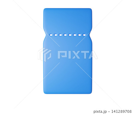 3d blue empty discount coupon tickets, isolated on background. Template Blank voucher for sale, promotion concept, online shopping. 3d render 3d blue empty discount coupon tickets, isolated on background. Template Blank voucher for sale, promotion concept, online shopping. 3d render 141289708