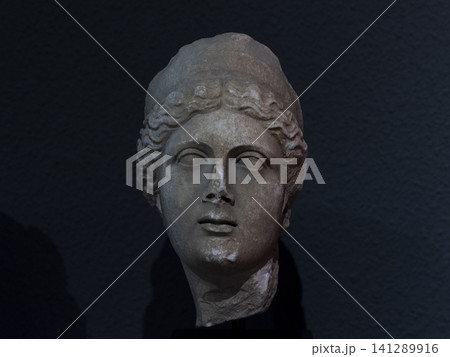 a historic sculpture from the Roman period a historic sculpture from the Roman period 141289916