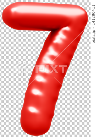 3D image_balloon_7_red 3D image_balloon_7_red 141290411