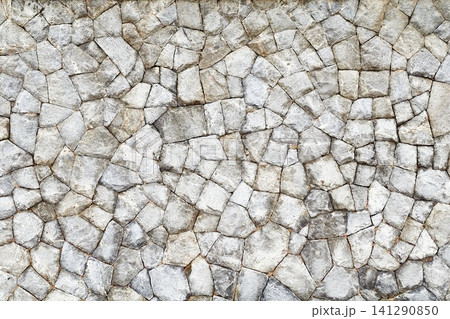close up of gray stone wall  141290850