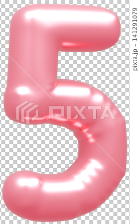 3D image_balloon_5_pink 141291079
