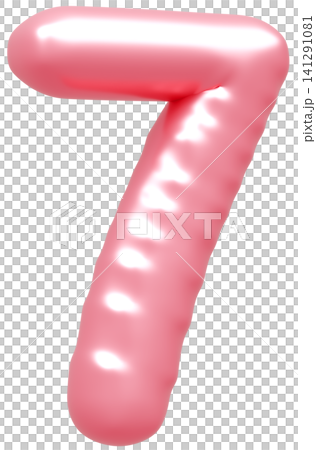 3D image_balloon_7_pink 3D image_balloon_7_pink 141291081