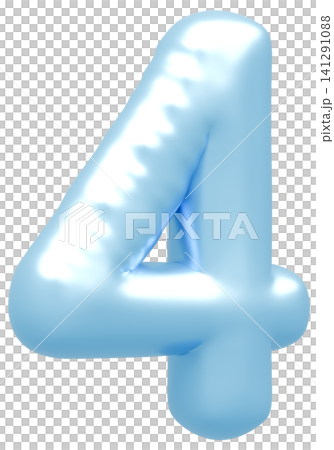 3D image_balloon_4_淺藍色 3D image_balloon_4_淺藍色 141291088