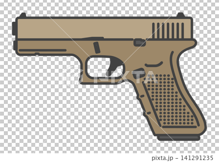 Modern polymer frame pistol in flat dark earth color Modern polymer frame pistol in flat dark earth color 141291235