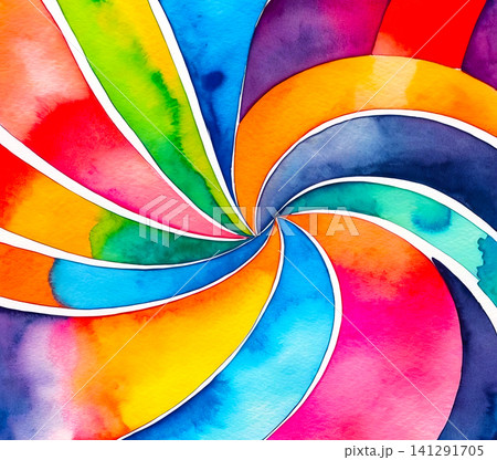Abstract bright multicolored background, colorful watercolor pattern Abstract bright multicolored background, colorful watercolor pattern 141291705