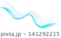 Abstract technology particle wave background. Modern design vector illustration. 141292215