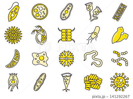 微生物アイコン03 Microorganism Icon 微生物アイコン03 Microorganism Icon 141292267