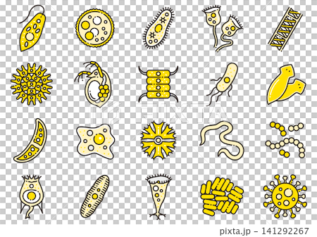 微生物アイコン03 Microorganism Icon 微生物アイコン03 Microorganism Icon 141292267