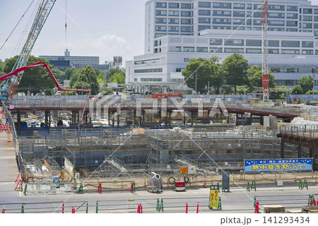 工事現場 再開発 工事現場 再開発 141293434