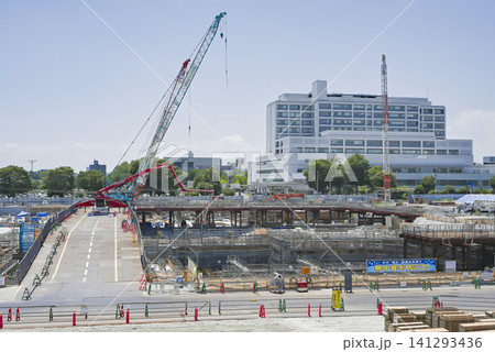 工事現場 再開発 工事現場 再開発 141293436