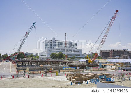 工事現場 再開発 工事現場 再開発 141293438