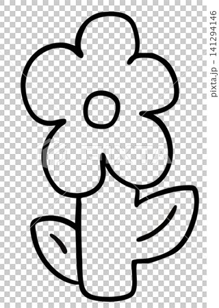 Hand drawn flower with leaf outline for kid colouring book, floral print, nature, garden, spring, summer vibes, plants, tree, blossom, blooming, home backyard, picnic, park, outdoors, home, house yard Hand drawn flower with leaf outline for kid colouring book, floral print, nature, garden, spring, summer vibes, plants, tree, blossom, blooming, home backyard, picnic, park, outdoors, home, house yard 141294146