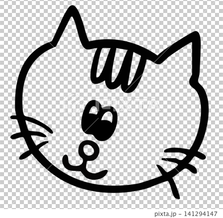 Hand drawn cat face shape outline for kid colouring book, kitten cartoon, characters, comic, mascot, stickers, tattoo, pet shop, vet, animal, home decor, house, yard, playtime, brooch, pin, icon, room Hand drawn cat face shape outline for kid colouring book, kitten cartoon, characters, comic, mascot, stickers, tattoo, pet shop, vet, animal, home decor, house, yard, playtime, brooch, pin, icon, room 141294147