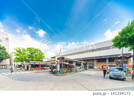 JR中央線・阿佐ヶ谷駅 北口 シフトレンズ撮影 JR中央線・阿佐ヶ谷駅 北口 シフトレンズ撮影 141294171