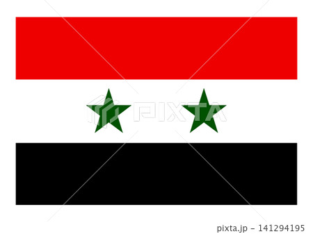 シリア・アラブ共和国 国旗 シリア・アラブ共和国 国旗 141294195