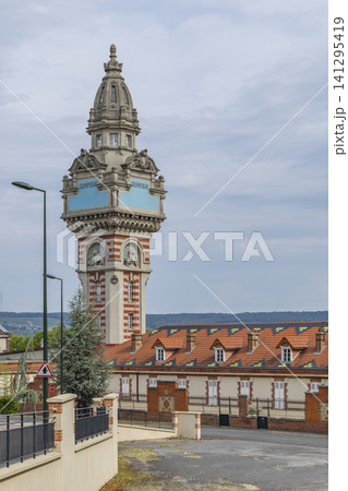 Historic champagne tower in Epernay, Grand Est, France 141295419
