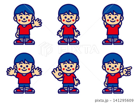男の子 人物 キャラクター アイコン 141295609