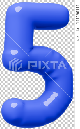 3D image_balloon_5_blue 141296111