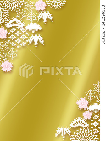和柄の背景 和柄の背景 141296533